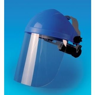 Leipold und Döhle Gesichtsschutzschirm mit Stirnschutz Kunststoffscheibe farblos EN166