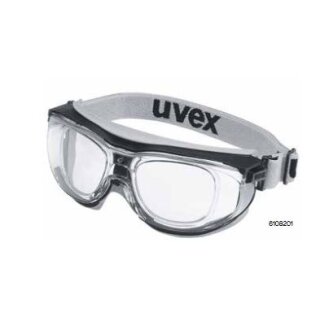 uvex carbonvision RX 5501 Schutzbrille mit Sehstärke mit Kopfband Einstärke für die Nähe Kunststoff CR39