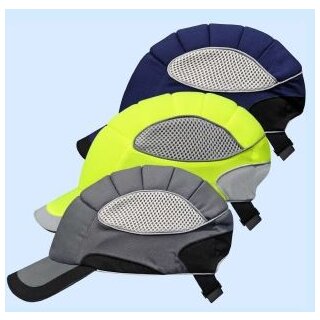 Voss Helme Workcap Pro mit ABS-Schale+Textilbezug, großzügig vernetzte Lüftungsöffnungen warngelb