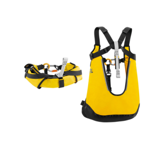 Petzl Thales Rettungsweste und Rettungsdreieck mit Schulterträgern