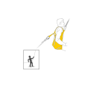 Petzl Thales Rettungsweste und Rettungsdreieck mit Schulterträgern