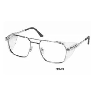 UVEX RX 5111 Schutzbrille mit Sehstärke im Retro­Design mit Doppelsteg Einstärke für die Ferne Polycarbonat inkl. Kratzfestbeschichtung