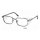 Uvex RX 5110 Schutzbrille mit Sehstärke Metallfassung in klassischer, eckiger Form in anthrazit Einstärke für die Ferne Trivex