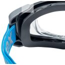 Uvex RX goggle 9501 Schutzbrille mit Sehstärke in anthrazit/blau Scheibe 61mm