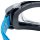 Uvex RX goggle 9501 Schutzbrille mit Sehstärke in anthrazit/blau Scheibe 61mm