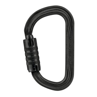 Petzl VULCAN großer asymetrischer Karabiner mit hoher Bruchlast schwarz Triact-Lock