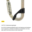 Petzl VULCAN großer asymetrischer Karabiner mit hoher Bruchlast schwarz Triact-Lock