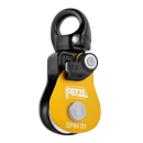 Petzl Spin S1 Umlenkrolle mit hohem Wirkungsgrad und integriertem Wirbel