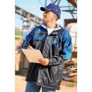 ELDEE Outdoor-Jacke blau / schwarz, aus Oxford Nylon