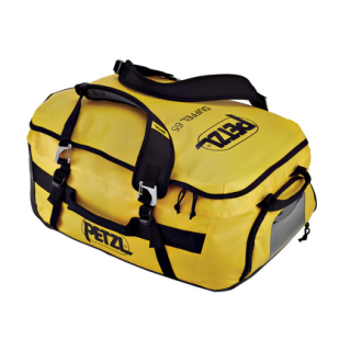 Petzl DUFFEL Transporttasche 65  in schwarz/gelb