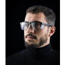 Univet Contemporary 571 Schutzbrille mit Sehstärke stone-after dark Einstärke für die Ferne Polycarbonat Vanguard RX
