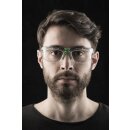 Univet Technical 5X1 RX Schutzbrille mit Sehstärke grün-dunkelgrau