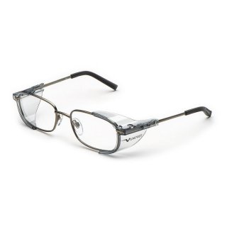 Univet Metall 53606 Schutzbrille mit Sehstärke grau metallic-schwarz Scheibe 51mm