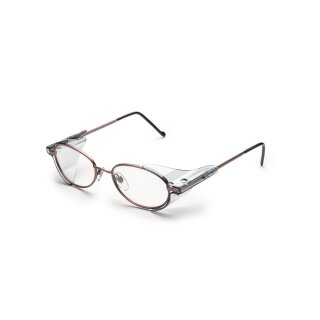 Univet Metall 53607 Schutzbrille mit Sehstärke rosa metallic-schwarz