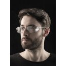 Univet Metall 53606 Schutzbrille mit Sehstärke grau metallic-schwarz Scheibe 54mm