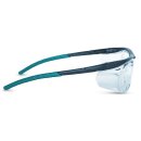 Infield Vision 10 Schutzbrille mit Sehstärke grau-türkis - Einstärke für die Ferne Kunststoff HI 1,6