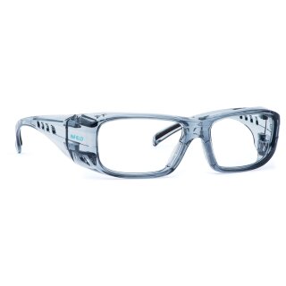 Infield Vision 12 Schutzbrille mit Sehstärke grau - Einstärke für die Ferne Phototrop HI 1,6