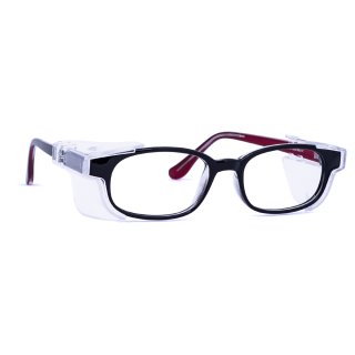 Infield Vision 2 Schutzbrille mit Sehstärke schwarz-rot Scheibe 48mm