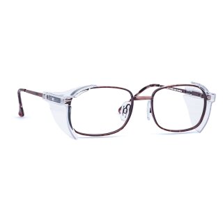 Infield Vision M 5000 Schutzbrille mit Sehstärke braun Scheibe 56mm