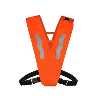 Korntex® Warnkragen für Kinder mit Sicherheitsverschluss "Haiti" Orange XS