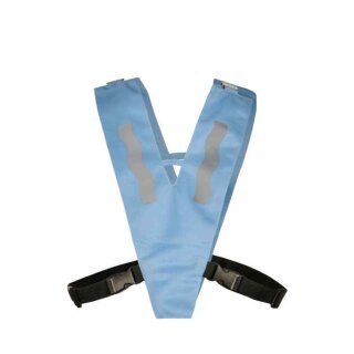 Korntex® Warnkragen für Kinder mit Sicherheitsverschluss "Haiti" Himmelblau XS