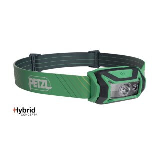 Petzl TIKKA® CORE Stirnlampe mit Rotlicht 450 Lumen grün