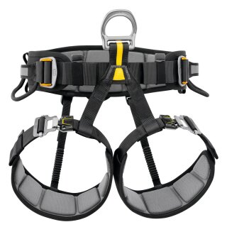 Petzl Sitz- und Haltegurt FALCON schwarz/gelb Gr. 1