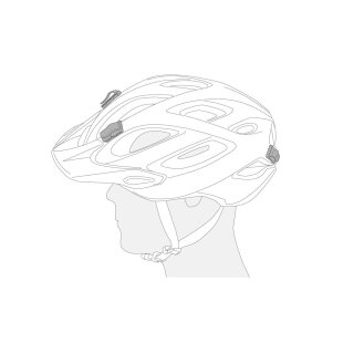 Petzl UNI ADAPT Helmbefestigung einer Stirnlampe, 7,68