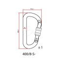 Aliens Karabiner ACCESSORY SCREW ALIENS 8 cm, schwarz