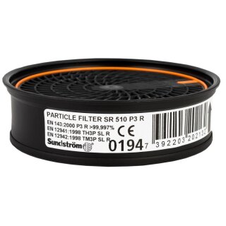Filter SUNDSTRÖM SR 510 P3 für Voll- und Halbmasken
