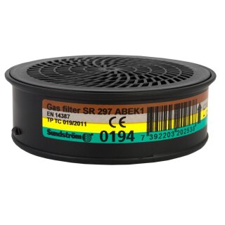 Gasfilter SUNDSTRÖM SR 297 ABEK1 - für Halb- und Vollmasken