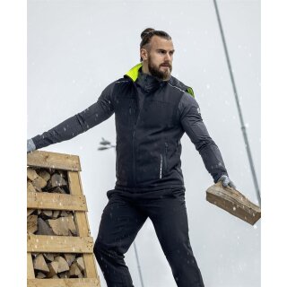 Ardon Softshellweste VISION schwarz-gelb verschiedene Größen