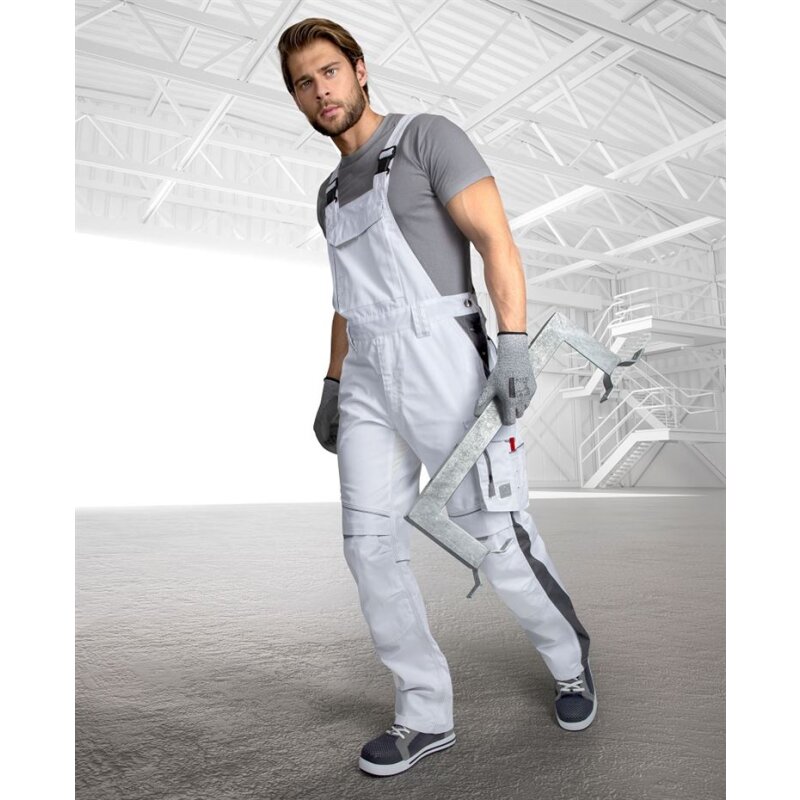 QUALITEX® Herren Arbeitshose „pro mg 245 weiß/grau Größe 52 | office QUALITEX® Herren Arbeitshose „pro mg 245 weiß/grau Größe 52 | office
