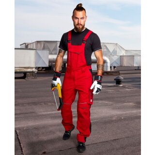 Ardon Latzhose URBAN+ rot-schwarz verschiedene Größen