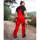 Ardon Latzhose URBAN+ rot-schwarz verschiedene Größen