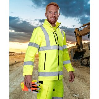 Ardon Softshell-Jacke Hi-Viz gelb REF501 verschiedene Größen