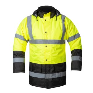 Ardon Winterjacke Hi-Viz yellow-black REF603 verschiedene Größen