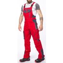 Ardon Latzhose VISION 03 rot-grau, verlängert verschiedene Größen