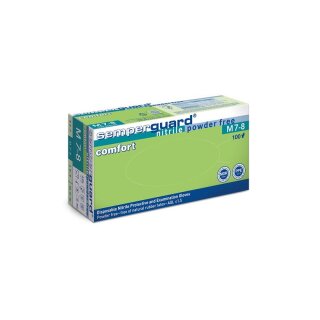 Ardon Einweghandschuhe SEMPERGUARD Comfort 07/S - puderfrei - blau