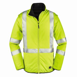 4PROTECT® Warnschutz-Softshellwendejacke RENO in versch. Größen