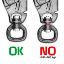 Kong Italy Einhandkarabiner Tango 360 Karabinerfarbe Schwarz