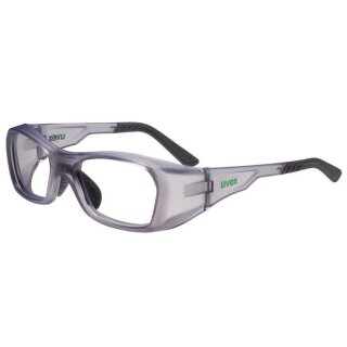 Uvex RX cd 5524 planet Schutzbrille mit Sehstärke in silber/anthrazit Scheibe 53mm Einstärke für die Ferne Kunststoff CR39