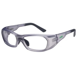 Uvex RX cd 5524 planet Schutzbrille mit Sehstärke in silber/anthrazit Scheibe 57mm