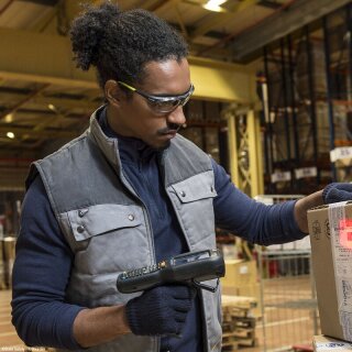 Bolle Harper Schutzbrille mit Sehstärke Einstärke für die Ferne Arizona Polycarbonat in Grün/Grau