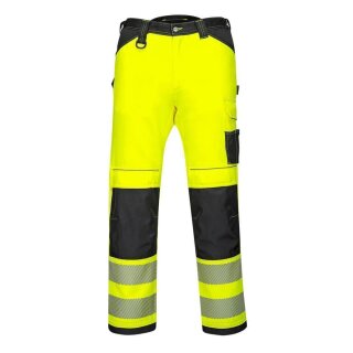 Portwest PW3 leichte Warnschutz-Stretch Arbeitsbundhose ver. Farben