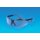 Leipold und Döhle STYLE BLACK Schutzbrille, EN 166F, UV-Schutz 400 farblose PC-Sichtscheiben, verstellb. Bügel, opt. Gütekl. 1