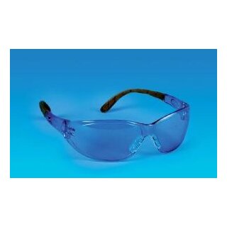 Leipold und Döhle STYLE AZUR Schutzbrille, UV-Schutz 400, hellblaue PC-Sichtscheiben, optische Güteklasse 1