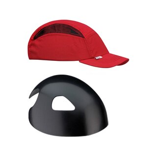 Voss Cap modern style Anstoßkappe Kopfschutz nach EN 812:1997 Kaminrot