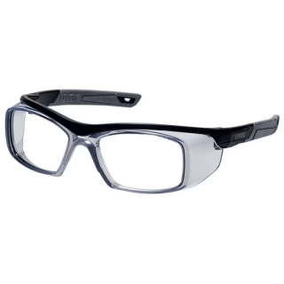 Uvex RX cd 5526 Schutzbrille mit Sehstärke in schwarz/grau Scheibe 54mm