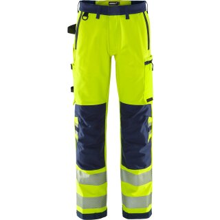 Fristads High Vis Green 2645 GSTP Warnschutz-Stretchhose Kl. 2